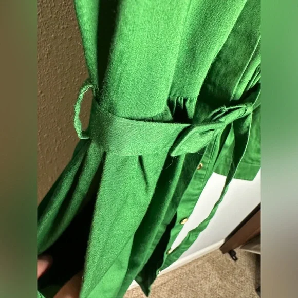 Vince Camuto 4P green dress sleeves and pockets - Picture 5 of 7